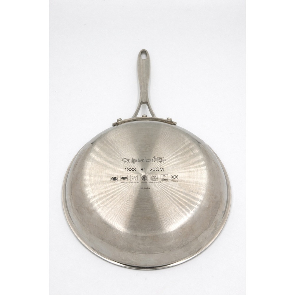 Calphalon 1388 Stainless Steel 8 Inch 20cm Frying Pan Skillet Induction Ready